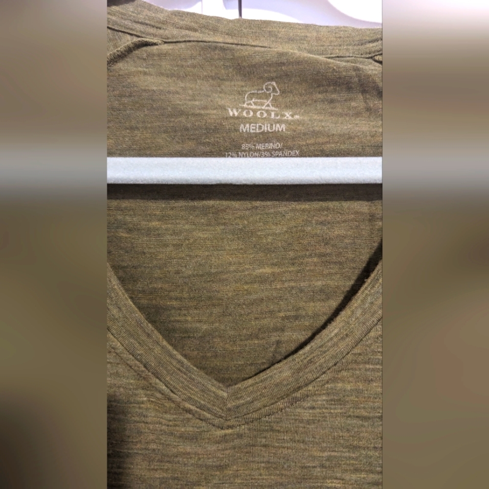 Woolx Mia Olive heather tee